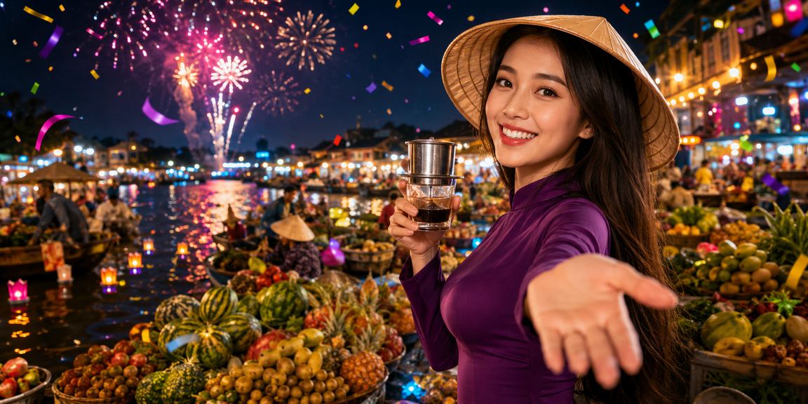 Người dùng Việt Nam dùng điện thoại trải nghiệm ứng dụng casino bên tách cà phê vùng Mekong